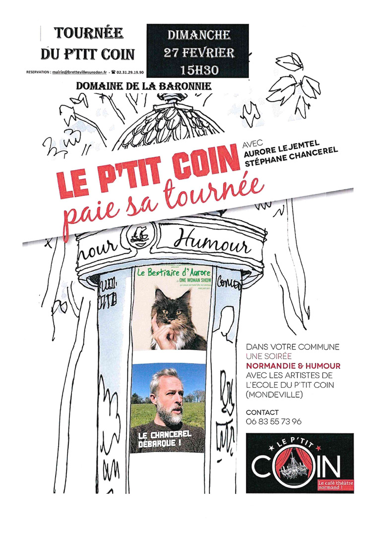 Tournée P'tit coin à la baronnie