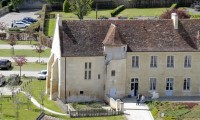 Vue aérienne Manoir - Domaine de la Baronnie