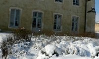 Manoir vue de face - Baronnie sous la neige